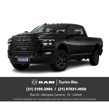 RAM 3500 6.7 I6 TURBO DIESEL LARAMIE NIGHT EDITION CD 4X4 AUTOMÁTICO RAM 3500 6.7 I6 TURBO DIESEL LARAMIE NIGHT EDITION CD 4X4 AUTOMÁTICO